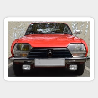 Citroen GS red 1978 Sticker